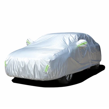 Silver SUV Protection Car Cover Breathable Outdoor Indoor for All Season All Weather Waterproof/Windproof/Dustproof