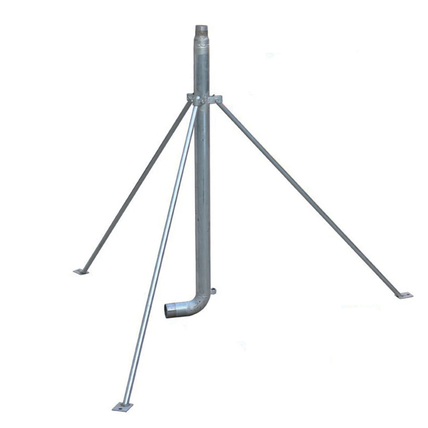 Galvanized Iron Pipe 360 Degree Rotating Rain Gun Sprinkler Tripod Stand Agricultural Irrigation Garden Farmland