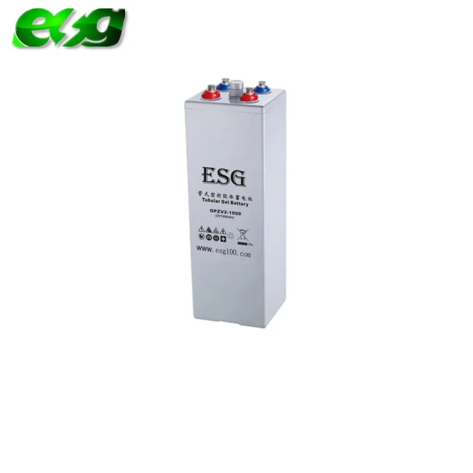 ESG Hot sell deep cycle Solar UPS Tubular plate 2v 1000ah solar opzs battery