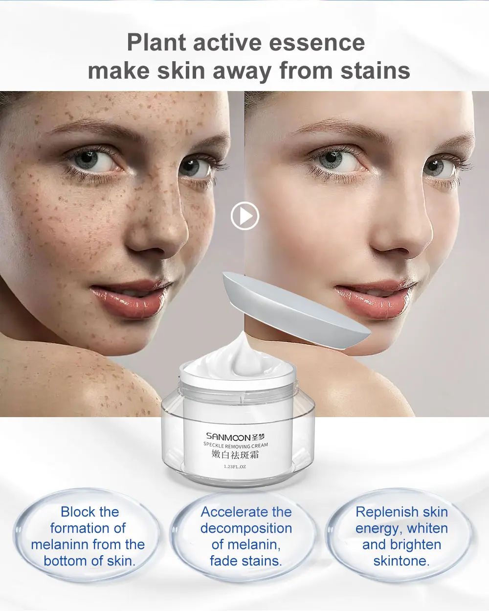 Whitening Face Cream Remove Dark Spots Whitening Anti Freckle Super ...