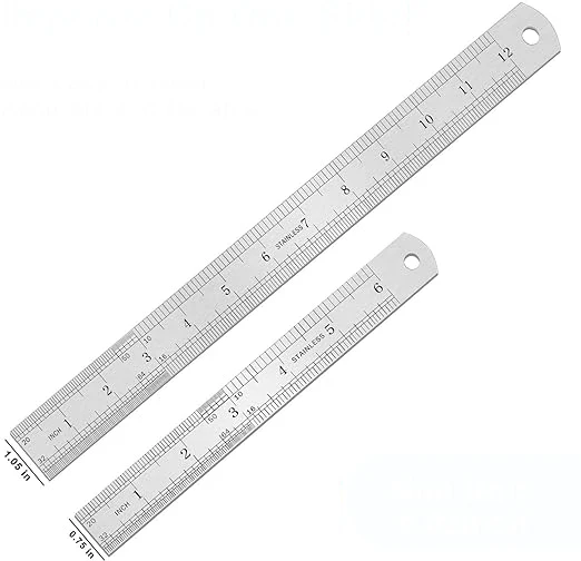Новая металлическая многофункциональная линейка цифровая масштабная для школьного офиса домашнего инженера ремесла