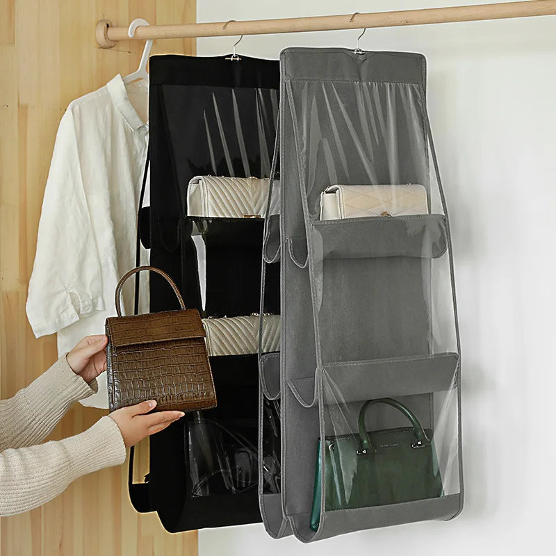 Handbag Hanging Organizer Hanging Purse Organizer for Closet Organizers Bag  Storage Hanger Oxford Cloth Closet Bag Organizer