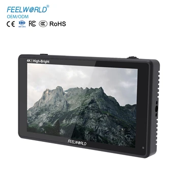 FEELWORLD LUT6E OEM Camera Monitor 6" Touch IPS 1600nits FHD 1920x1080 DSLR Field Monitor with 3D LUT Support - Factory Direct