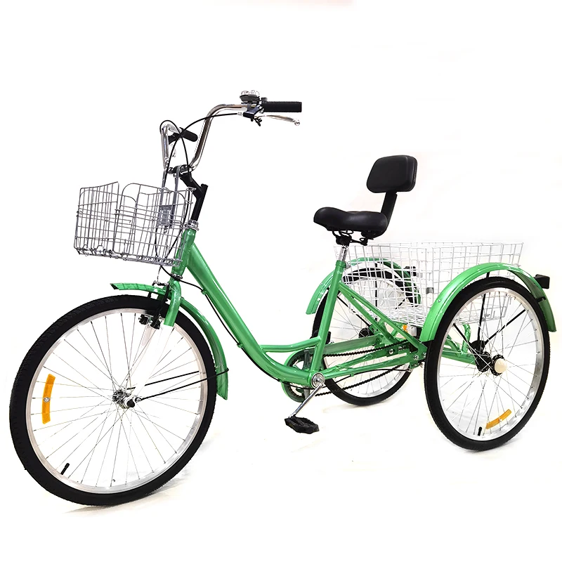 Triciclos adultos, 3 ruedas, bicicletas para adultos 24 pulgadas /26 pulgadas, 7 velocidades, bicicletas Trikes para adultos, de crucero, Trike con cesta para compras, para personas mayores, mujeres, hombres Triciclos adultos, 3 ruedas, bicicletas para adultos 24 pulgadas /26 pulgadas, 7 velocidades, bicicletas Trikes para adultos, de crucero, Trike con cesta para compras, para personas mayores, mujeres, hombres