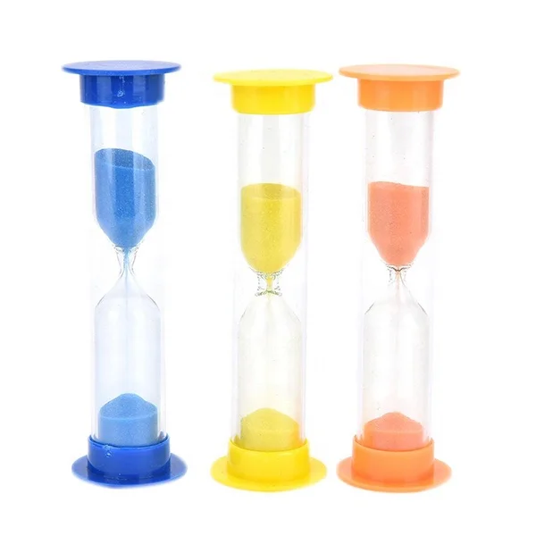Game Small Plastic Colorful Sand Timer Hourglass 15 Second