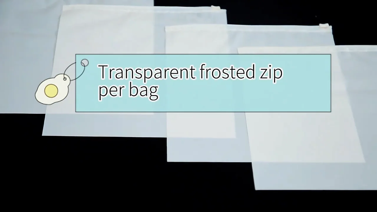 Custom Biodegradable Ziplock Resealable Plastic Packaging Waterproof