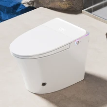 New Arrival Smart Auto Flip Bidet Toilet Elegant Unique Elongated Bowl Intelligent Constant Temperature Seat Remote Control
