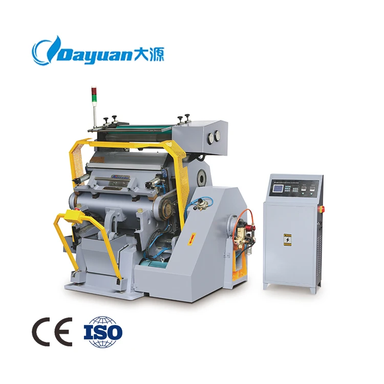Dayuan TYMB 750 Hand Feed Sheet Hot Stamping Die Cutting Machine Manual Precision Sheet Hot Foil Stamping Die Cutter Machine