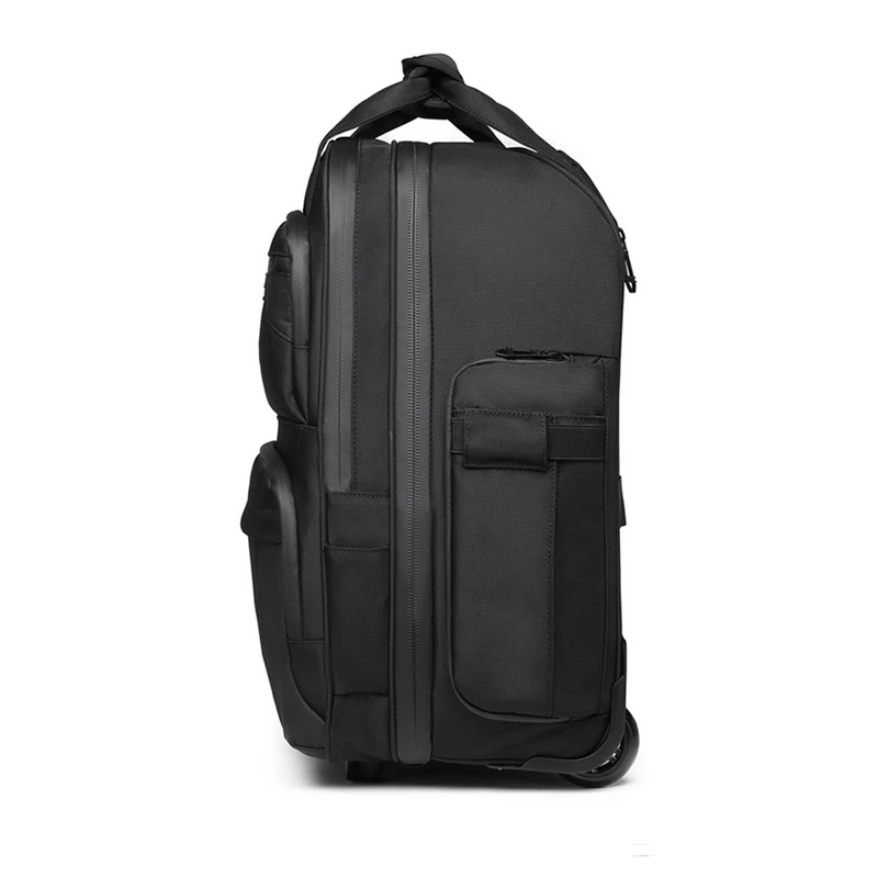 OZUKO 9699 18 INCH Multifunctional Weekender Travel Bag Business Style Casual Trolley Bag Luggee With Universal Silent Wheel