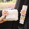 Pink sunflower puff pastry paper box shoulder pad