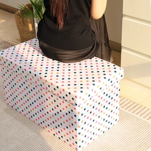 2025 Ottoman With Storage Living Room Furniture Modern Folding Storage Ottoman