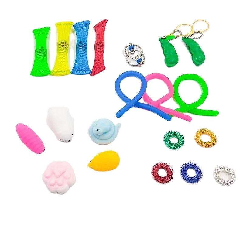 Чистая компрессионная силиконовая Упаковка игрушек для снятия стресса