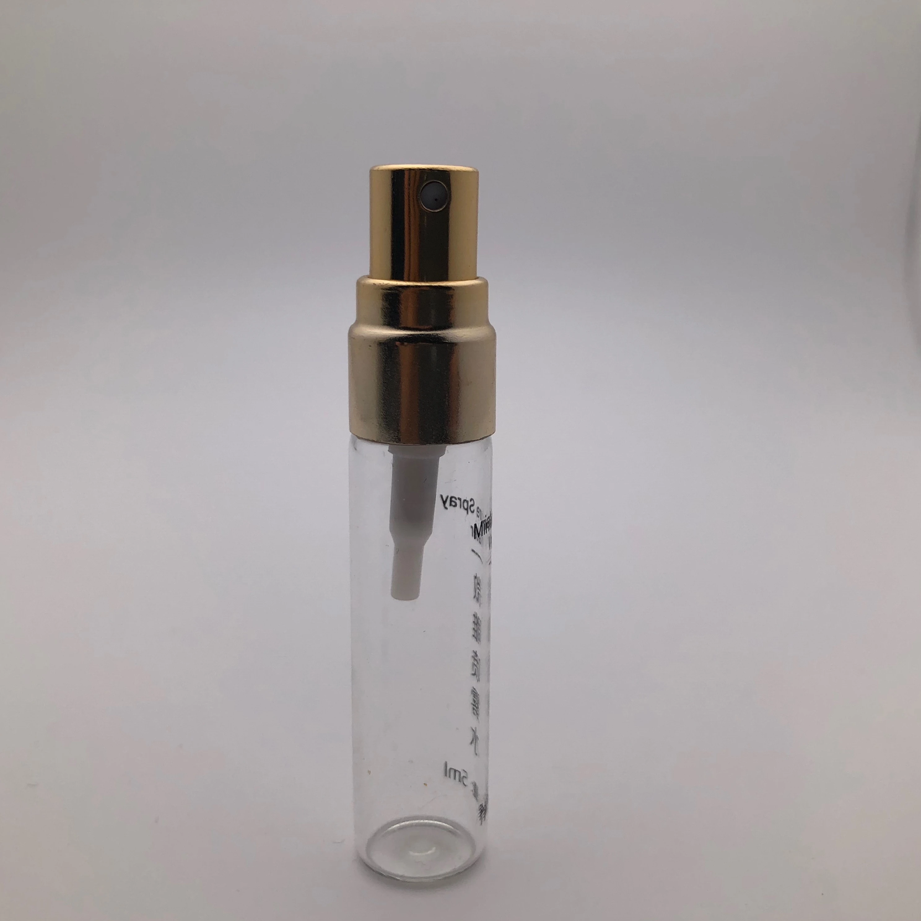 Amber Pocket Empty Perfume Tester Bottles 5ml Glass Spray Bottle