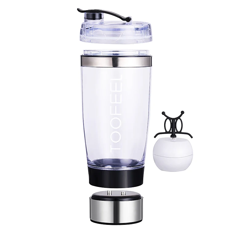 450ml/600ml Outdoor Portable Electric Protein Powder Mixing Cup Battery  Powered Automatic Shaker Bottle Stirring Blender Mixer Machine 