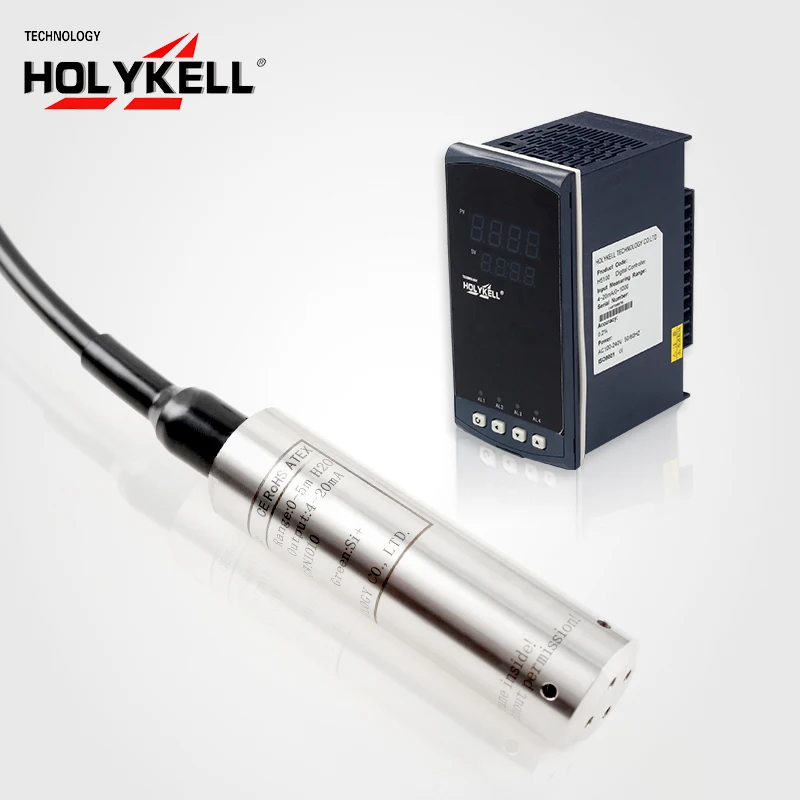 Holykell OEM Depth Liquid Level Measuring 4-20mA Hydrostatic Water Level Sensor HPT604