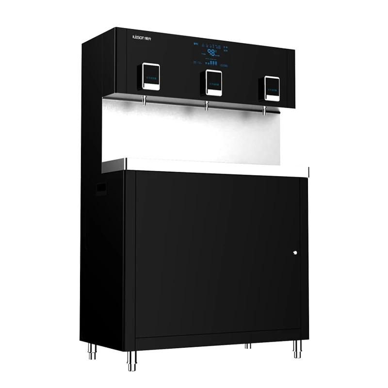 Dispensador de agua de refrigerador de agua caliente y fría comercial de acero inoxidable 304