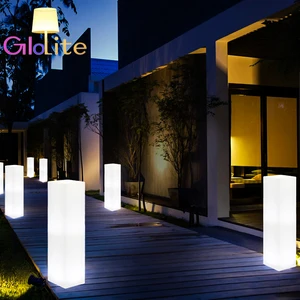 Golite Modern Design Multi-Color LED Water Drop Light Outdoor Waterproof Large Luminous Swimming Pool Floor Lamp