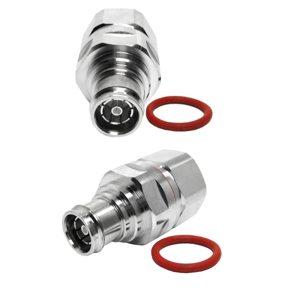 Factory 50ohm L20 4.3-10 Mini DIN Female Clamp Type Connectors for 7/8 7/8'' Cable for Communication RF Coax Coaxial Connectors