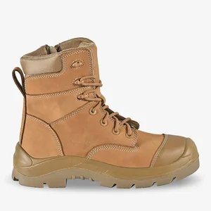 Safety Boots  High Cut Anti Smashing and and Puncture Resistant Anti-static Nubuck Leather