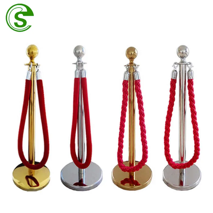 Alibaba.com: Gold Steel Stanchions with Telescopic Design, Velvet Ropes ...
