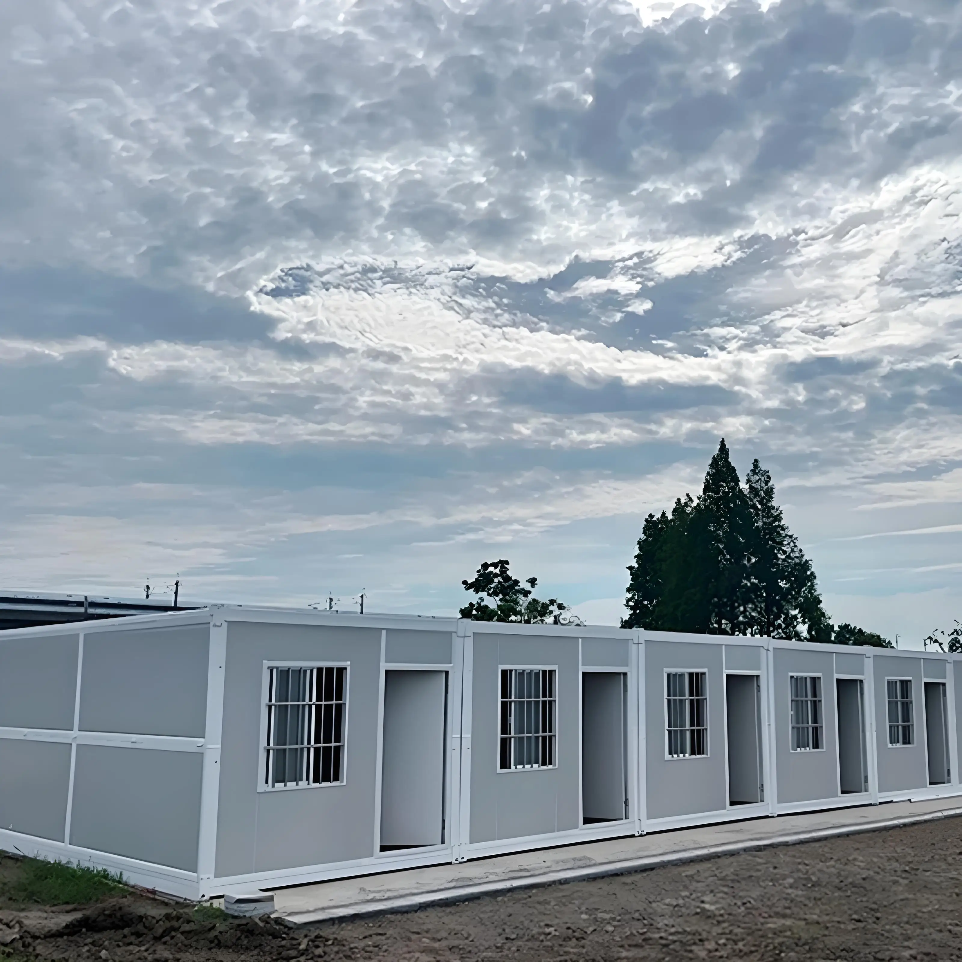 Foldable Container House Company Quick Installation Weatherproof for Office Building Apartment Workshop Site Accommodation