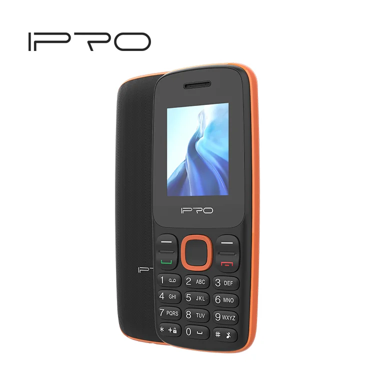 IPRO Phone Cellphone Telephone Feature Cellular Mobile Bar GSM 2G Phones with Basic 1.77 Inch  Phones LCD Dual SIM Card