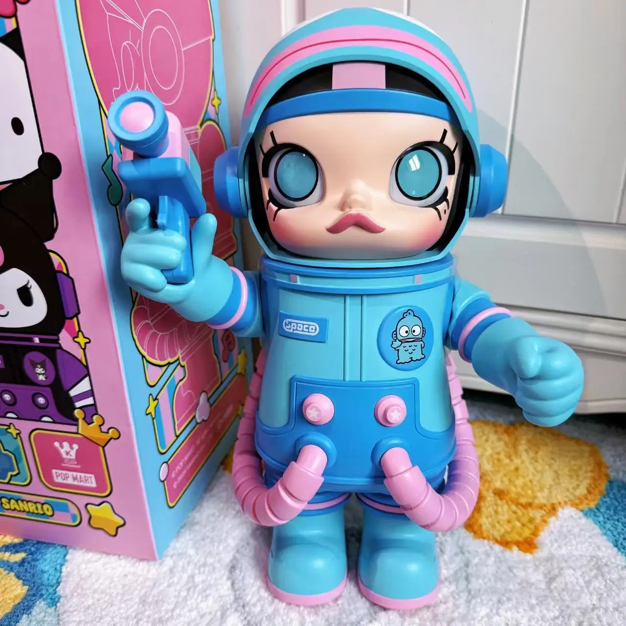【POP MART】サンリオ MEGA MOLLY ハンギョドン フィギュア Pop Mart Mega Space Molly Sanrio Characters Series Hangyodon