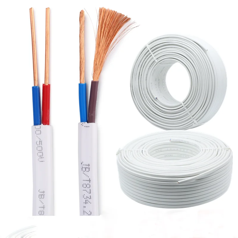 Uitbreiding voor buiten, 2 meter, parallelle koperen kabel, 30, 28, 26, 22, 20 AWG, superzachte hittebestendige siliconen draad, 2P, 3P, 4P, 5P, 6P, 8P, multi-core zonnemantel (zwart-8P, 28AWG