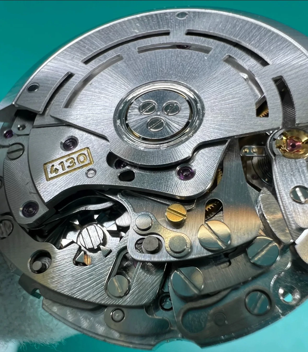 Clean Super 4130 Movement - Dandong Watch Parts for Repair
