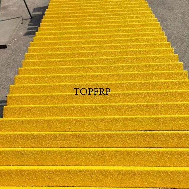Антикоррозийная противоскользящая крышка из стекловолокна для лестницы