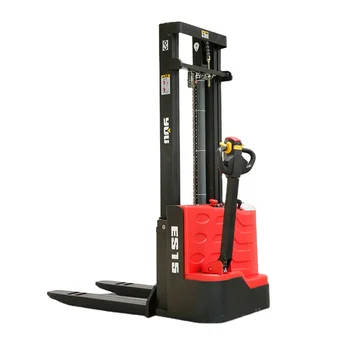 Yuli Full Electric Pallet Stacker Lift Height Forklift Electric Stacker ...