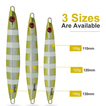 JC013 Electroplating Speed Jigs Lures Jigging Lure Fishing Baits Metal Jig Lures Fishing Tackle Saltwater – Metal Jig – view 3