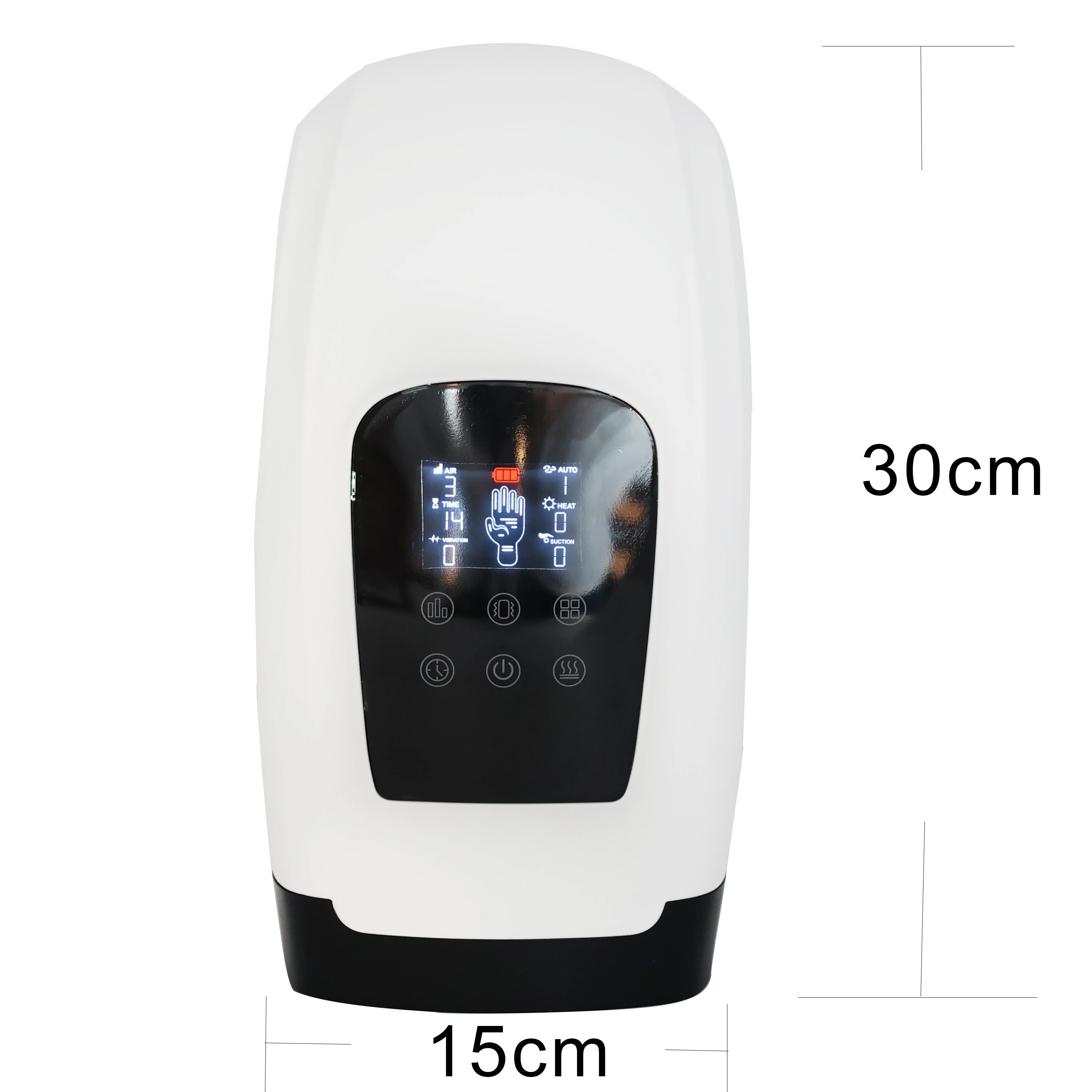 New Healthpal  Pressure Point Acupressure Compression Therapy Reflexology Shiatsu Air Pressure Vibrating Hand Massage Machine