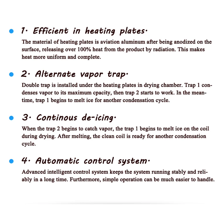 TCA High Quality Freeze Drying Machine Sublimation Condensation Dryer Vacuum Lyophilizer Price Freeze Drying