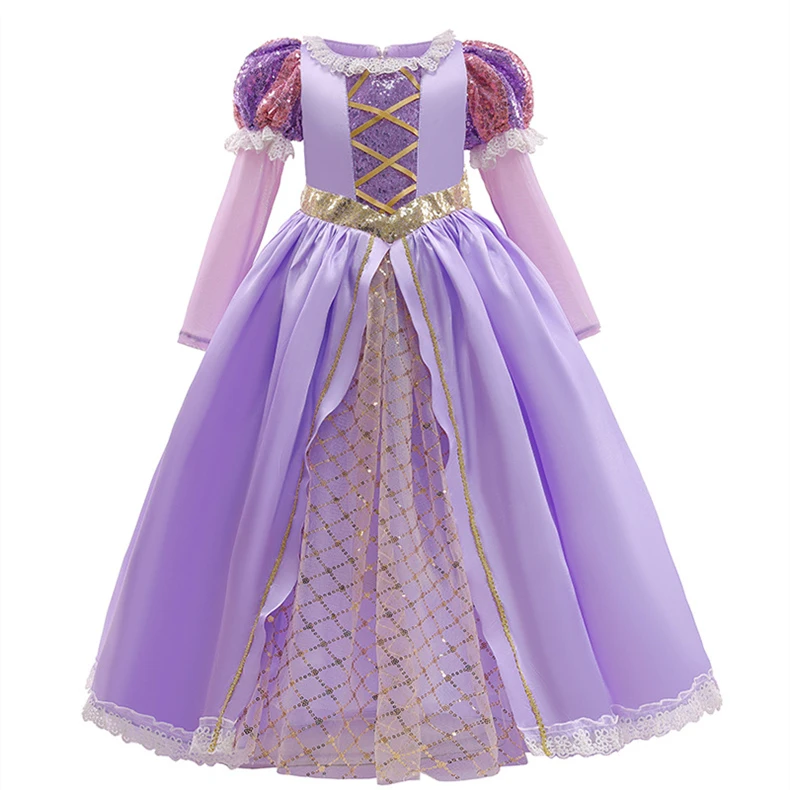 Meiqiai Sophia Rapunzel Princess Summer Dresses Short Sleeve Children's ...