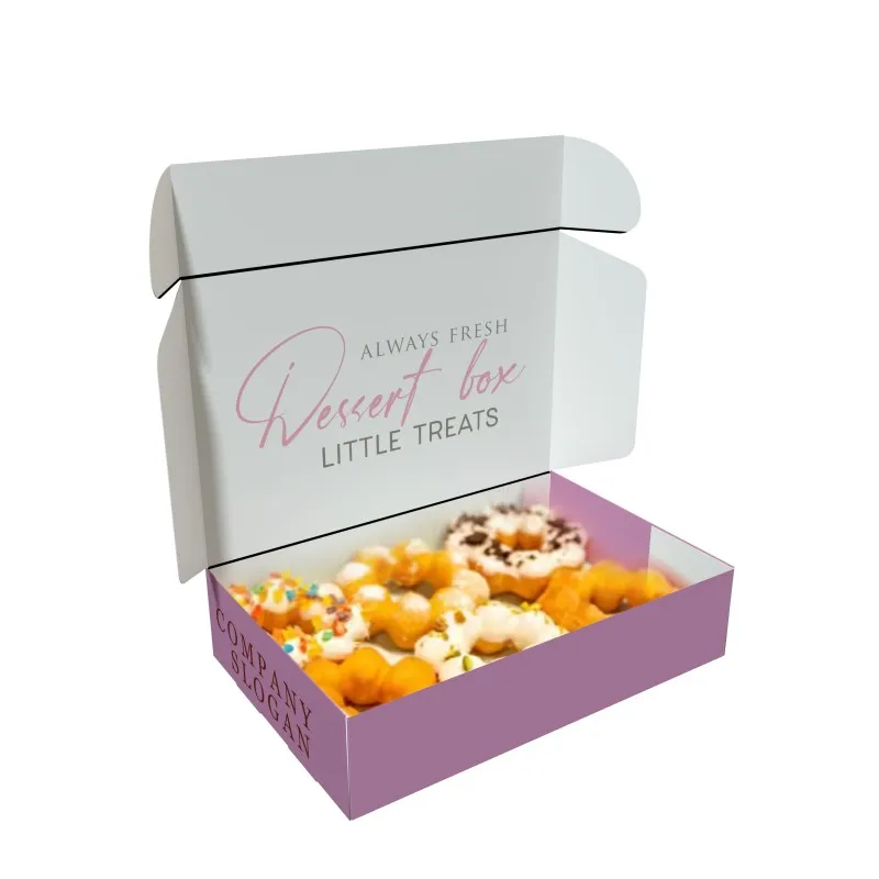 ofertă de cutii pentru emport pentru pastă cu prajiturile de calitate superioară personalizate