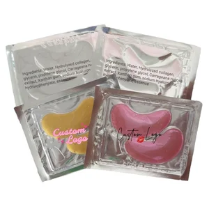 Custom Logo PDRN Crystal Gel Eye Mask & Patches Brightening Firming Anti-Wrinkle Hydrating Whitening Under Eye Skincare