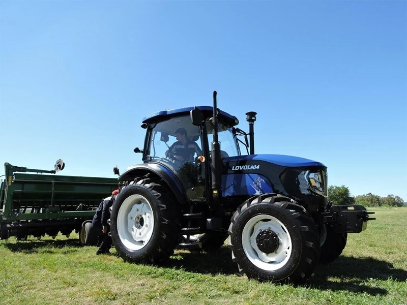 Lovol Tractor  with Cab and Loader 4WD Tractor with Front End Loader and Backhoe