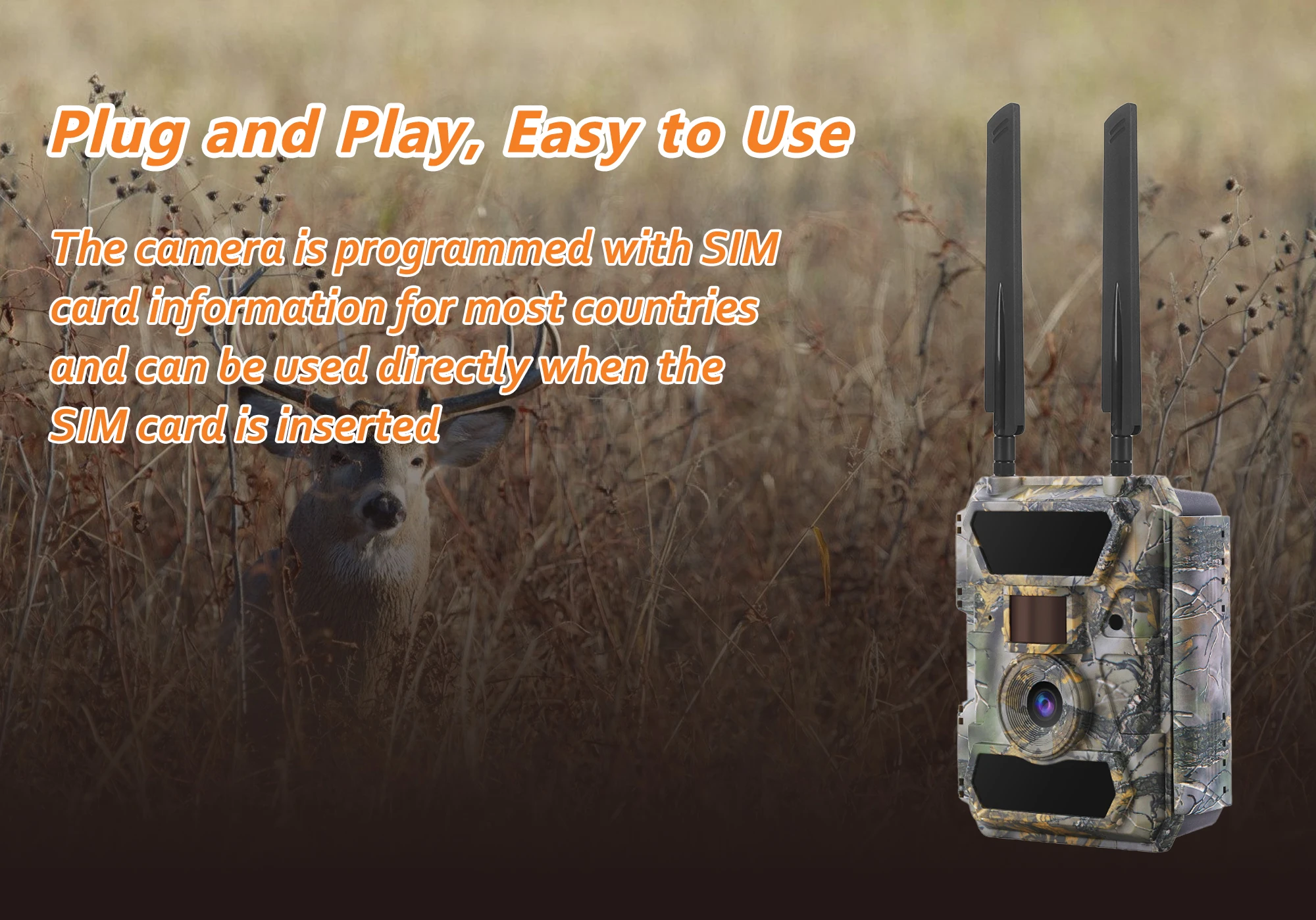 Willfine Hot Outdoor Wildlife Night Vision Mms Smtp Ftp 4g Hunting Trail Camera For Hunting