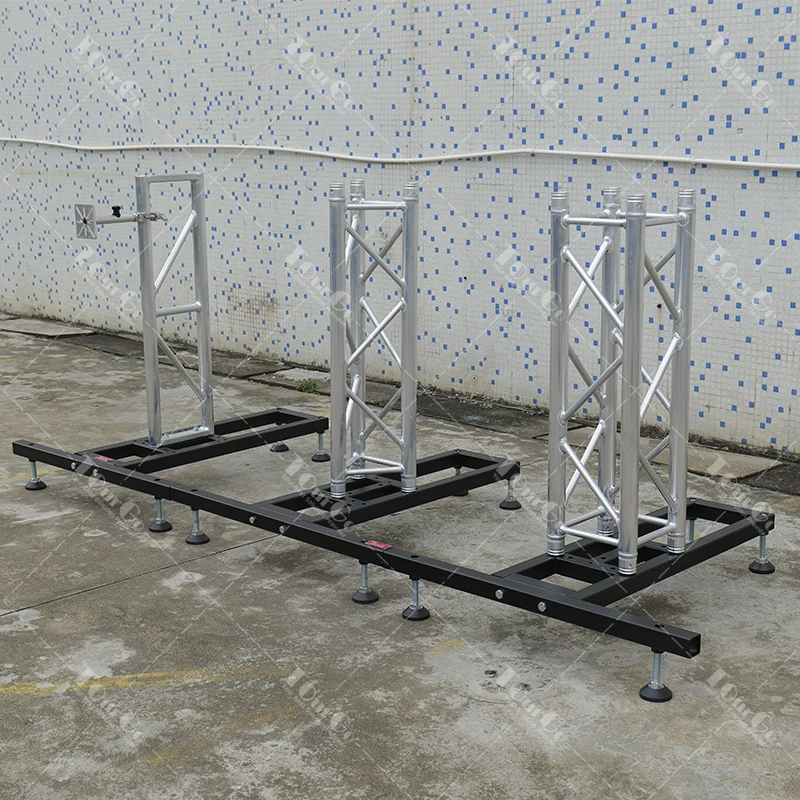 LED Truss System Display Hanging LED Wall Ground Support Stand Compatible with F32,F33,F34 Spigot Truss or 12 Inch Bolt Truss