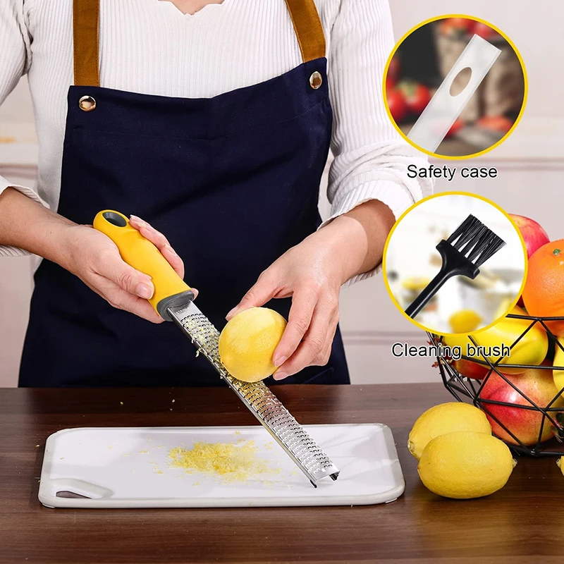 Stainless Steel Handheld Fine Zesters Graters Cheese Grater Lemon