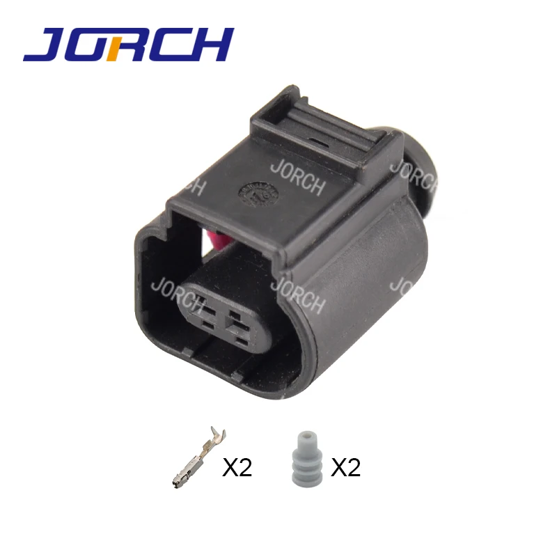 2 Pin Female Auto Connector FEP 1.5 mm Electrical Plug for VW Golf AUDI Skoda 8K0973702 DJ7022B-1.5-21
