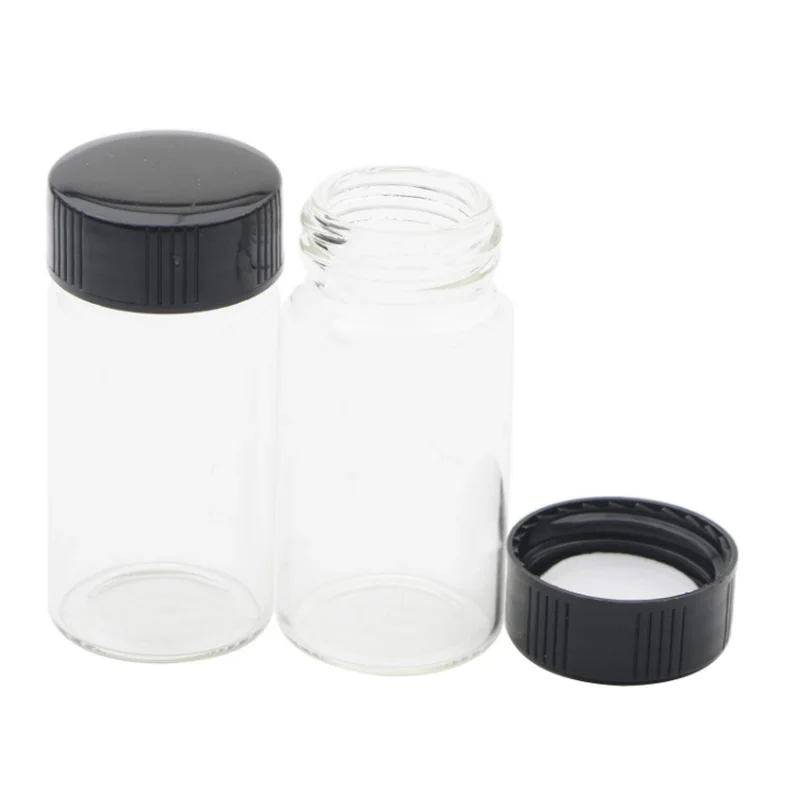Borosilicate Glass 20ml Liquid Scintillation Vial With White Lined