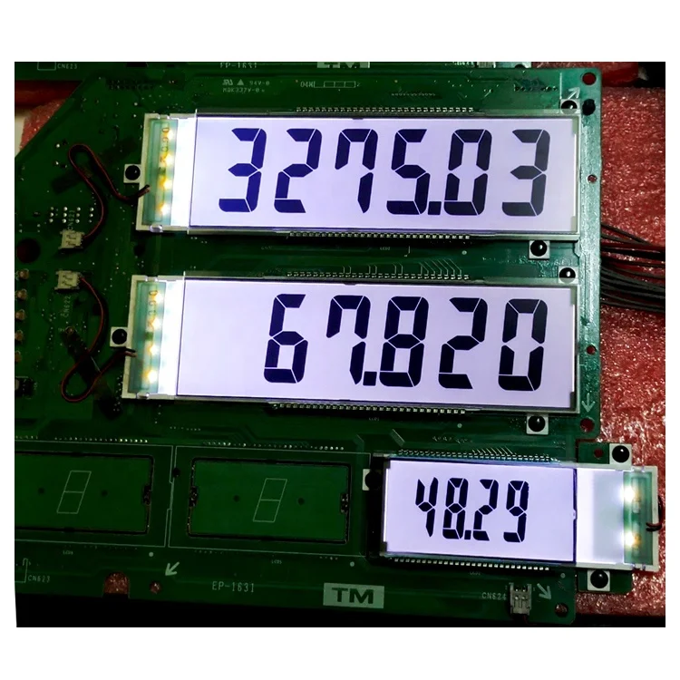 High Quality Fuel Dispensers Display Board Custom Made Size Screen Panel 775 7 Segment LCD Serial Module For Petrol Pump