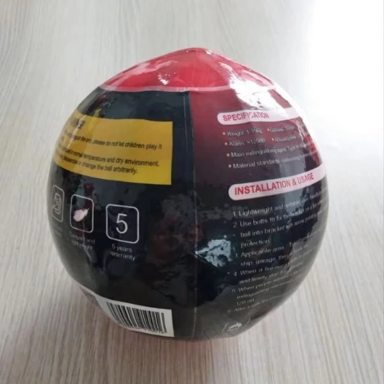 Factory Supplying Cheap Dry Powder Auto Fireball Extinguisher 1.3kg Fast Safe Fire Ball