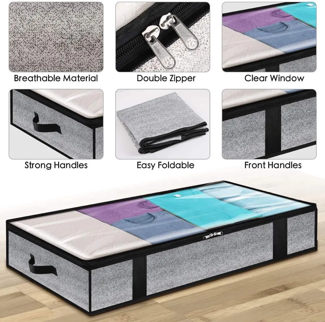 Under Bed Storage Bag Clothes Storage Bag Bedding Storage Reinforced
