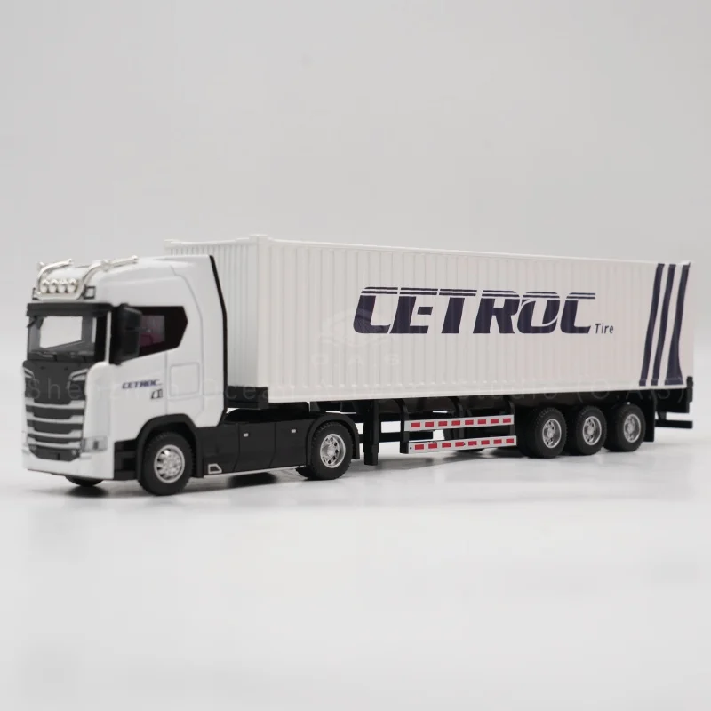 lAO.A.S Model kontenera Wypłata w fabryce Prezent na zamówienie 1:50 CETROC Stopu stopu Materiał ciężarówka Model w skali zabawek