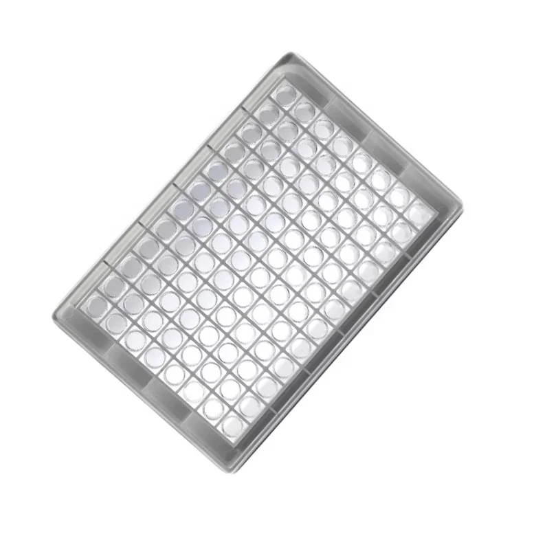 High Adsorption 96 Well Elisa Plate - Transparent & Durable