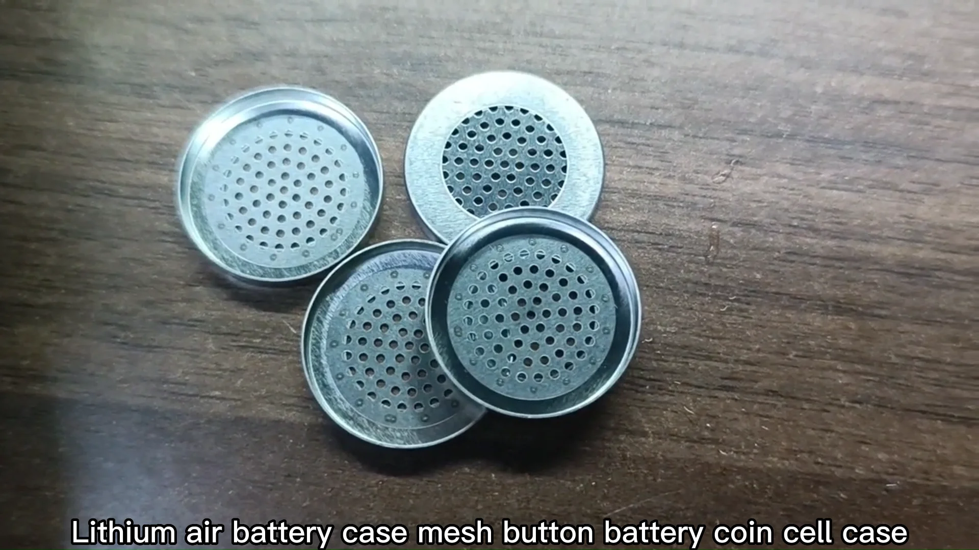 304 Stainless Steel Cr2032 Meshed Coin Cell Battery Cases W/ Seal O