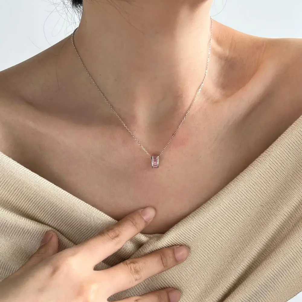 KAKODIY Luxury 925 Sterling Silver Jewelry 18K Gold Plated Cubic Zirconia Ring Pendant Necklace detail 8